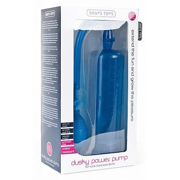 Shots Toys Dusky Power Pump, синяя