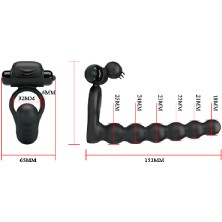 Baile Pretty Love Hercules Penis Sheath III, черное