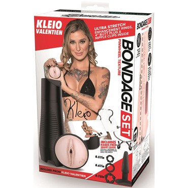 Pornstar Bondage Set - Kleio Valentien, телесный/черный