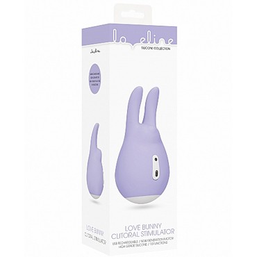 Shots Loveline Clitoral Stimulator Love Bunny, фиолетовый