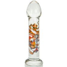 California Exotic Inked Glass Probe, прозрачная