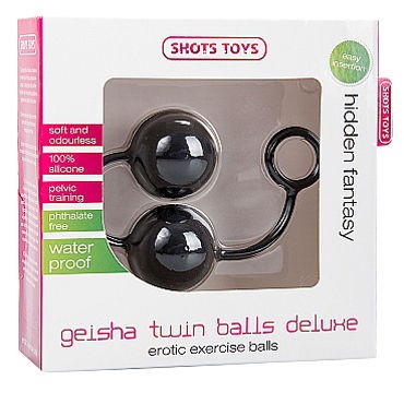 Shots Toys Geisha Twin Balls Deluxe, черные