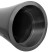 Pipedream Pure Aluminium Black Large