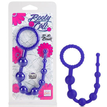 California Exotic Booty Call X-10 Beads, фиолетовая