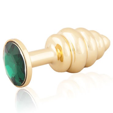 LoveToys Butt Plug Gold, зеленый