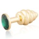 LoveToys Butt Plug Gold, зеленый