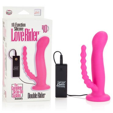 California Exotic Love Rider Double Riders, розовый