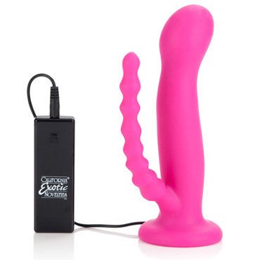 California Exotic Love Rider Double Riders, розовый