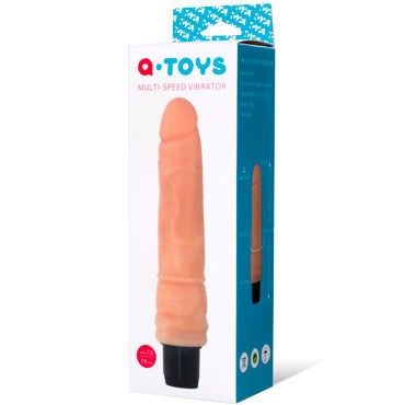Toyfa A-toys Multi-Speed Vibrator 19см, телесный