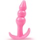 Brazzers Анальная пробка с шариками, розовая