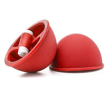 Shots Toys Vibrating Suction Cup, красные