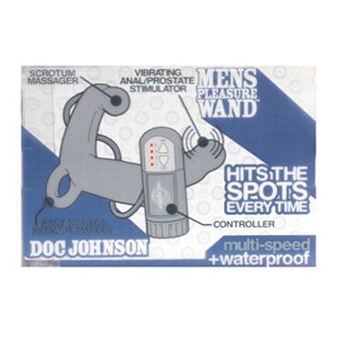 Doc Johnson Mens Pleasure Wand, красный