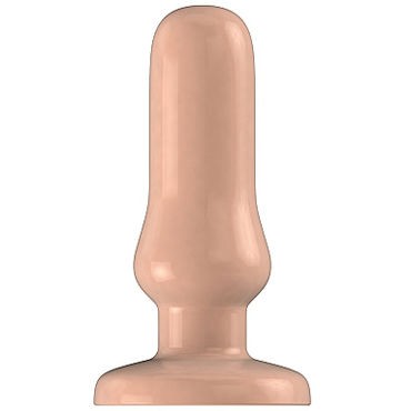 Shots Toys Bottom Line Butt plug Model 4, 13 см телесная
