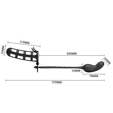 Baile Pretty Love Hercules Penis Sneath, черная