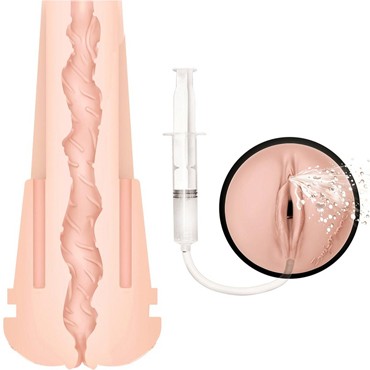 Pornstar Squirting Pussy - Zoey Monroe, телесный/черный