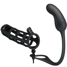 Baile Pretty Love Hercules Penis Sheath Vibrating, черная
