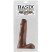 Pipedream Basix Rubber Works Dong 20 см, коричневый