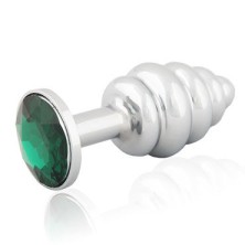 LoveToys Butt Plug Silver, зеленый