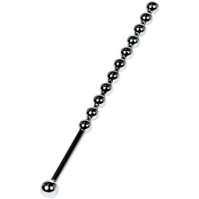 ToyFa Metal Уретральный плаг-бусины длинный, серебристый