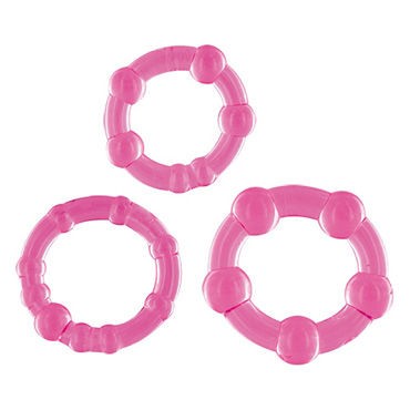 Toyz4lovers Dandys Bangle Cock Ring Kit, розовый