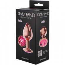 Lola Games Diamond Quartz Shine L, розовое золото/розовый