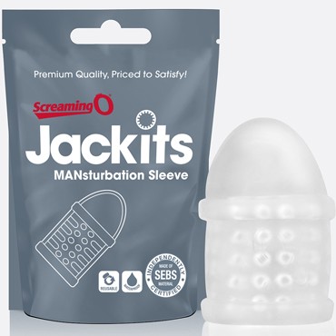 Screaming O Jackits MANsturbation Sleeve, белый