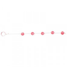 Gopaldas Medium Anal Beads Clear розовый