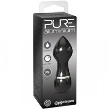 Pipedream Pure Aluminium Black Small