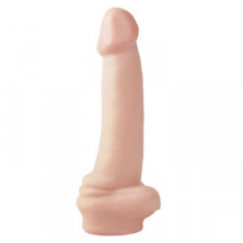 Pipedream Basix Rubber Works Dong 25 см, телесный