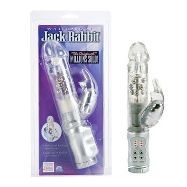 California Exotic Waterproof Jack Rabbit, прозрачный