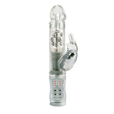 California Exotic Waterproof Jack Rabbit, прозрачный