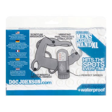 Doc Johnson Mens Pleasure XL голубой