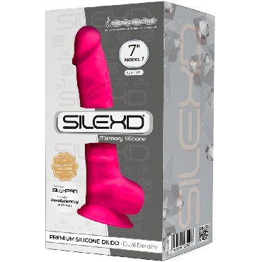 Orion SilexD Premium Silicone Dildo Model 1, розовый