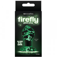 NS Novelties Firefly Glass Plug Small, светящаяся в темноте