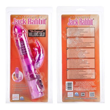 California Exotic Waterproof Jack Rabbit, розовый