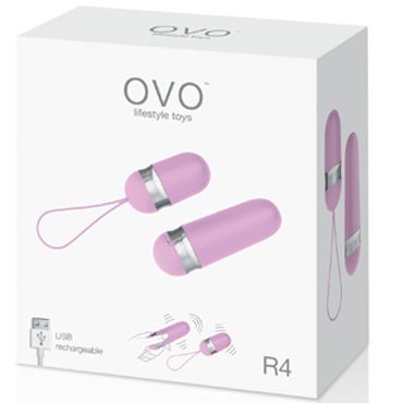 Ovo R4 Виброяйцо, розовое