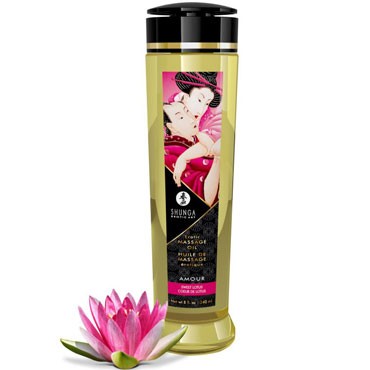 Shunga Erotic Massage Oil Amour - Sweet Lotus, 240 мл
