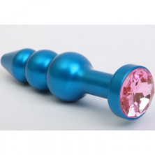 4sexdream Анальная ювелирка елочка, синий/розовый