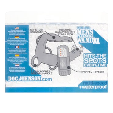 Doc Johnson Mens Pleasure XL, серый