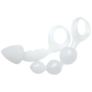 Topco Anal Toy Set, белый