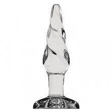 Shots Toys Bottom Line Butt plug Model 5, 10 см прозрачная