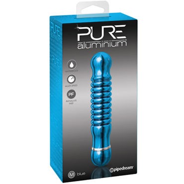 Pipedream Pure Aluminium Blue Medium