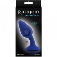 NSnovelties Renegade Knock Knock Plug, синяя