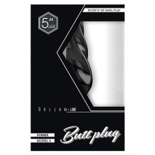 Shots Toys Bottom Line Butt plug Model 5, 13 см черная