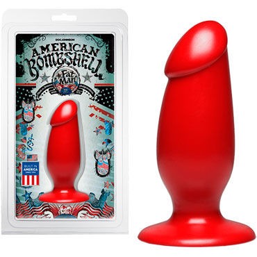 Doc Johnson American Bombshell Fat Man, красный
