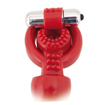 Toyfa вибронасадка, 17,5 см, красная