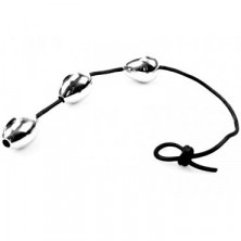 O-Products Анальные шарики из металла, серебристые