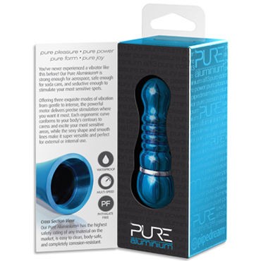 Pipedream Pure Aluminium Blue Small