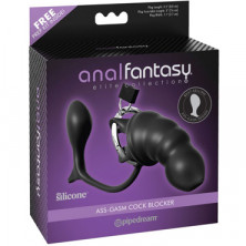 Pipedream Ass-Gasm Cock Blocker, черный
