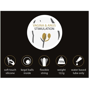 Orion GoGasm Pussy & Ass Balls, фиолетовые